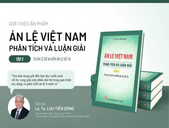 Trọng tài viên Lưu Tiến Dũng ra mắt sách “Án lệ Việt Nam – Phân tích và Luận giải” tập 2